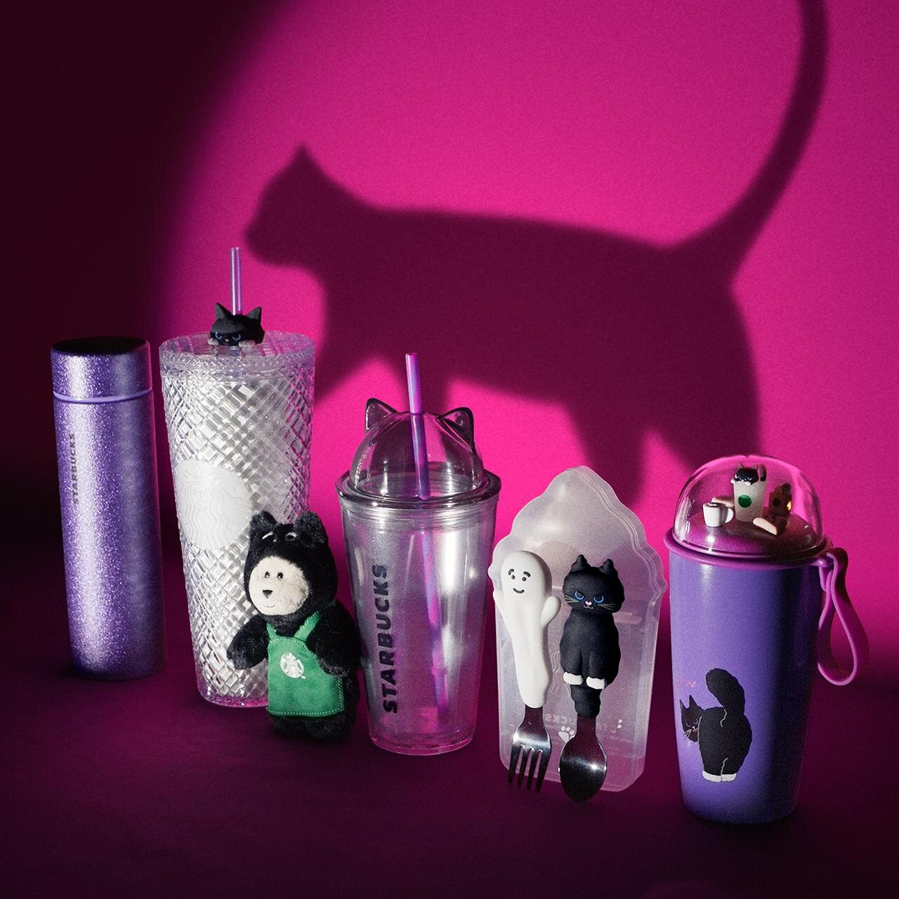 スターバックス「いたずら黒猫」主役の25年ハロウィングッズ、黒猫