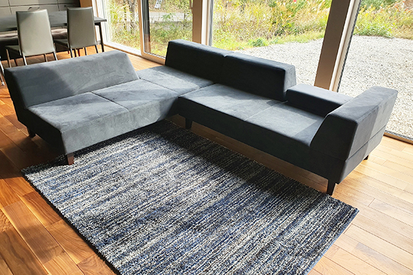 Akari light FLANNEL SOFAの オットマンとクッション Akari light