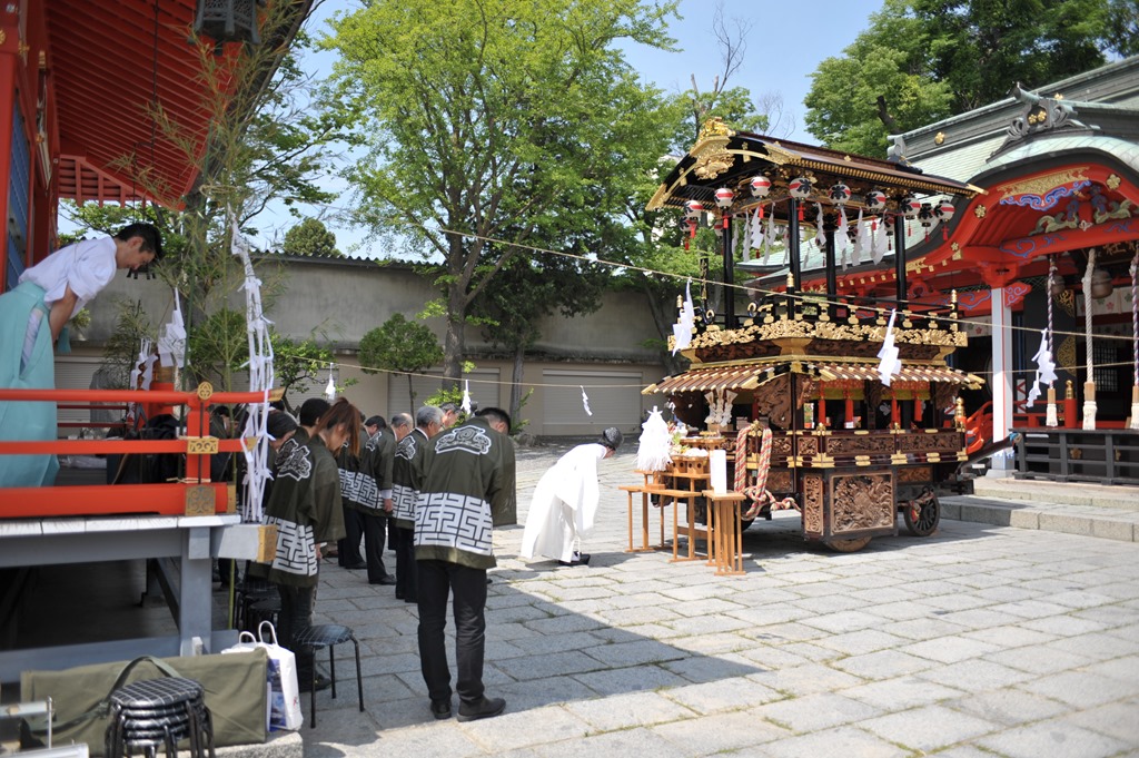 舞台保存会だより125 本町1丁目舞台の建造 | 信州松本 天神 深志神社