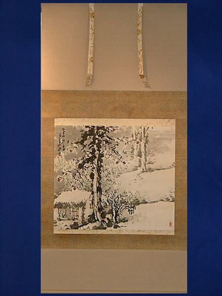 泥谷文景 寒山寿雪 | 大阪の掛軸・工芸品・古美術品の販売・修復・買取