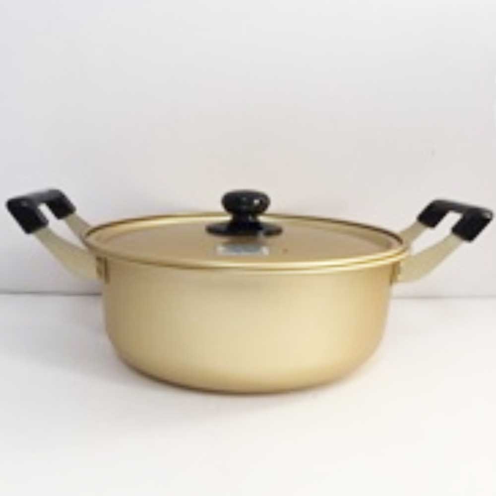 コーナンオリジナル アルミ鍋ゴールド 36cm: 生活用品・キッチン