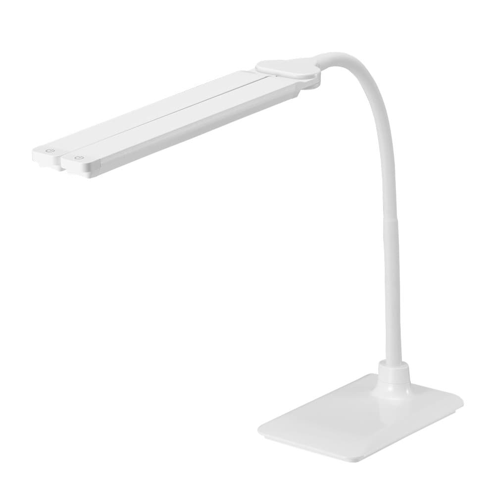 ヤザワ LED2灯スタンドライト 調光機能付 ホワイト