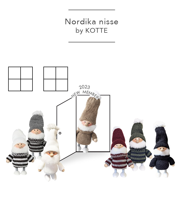 NORDIKA nisse (ノルディカ ニッセ） ブラック Nordika nisse by KOTTE