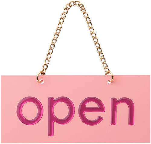 ヒカリ OPEN－CLOSEDサインプレートの通販｜カウネット