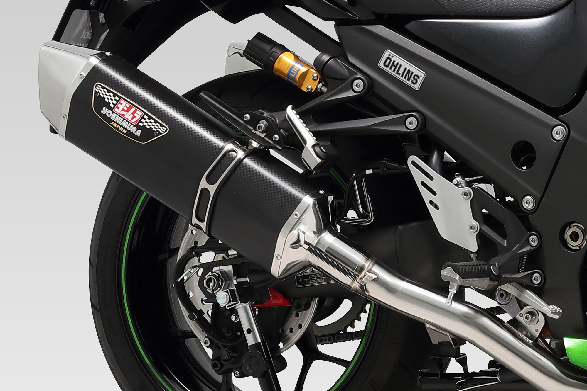 ヨシムラより、Ninja ZX-14R用スリップオンマフラー“HEPTA FORCE
