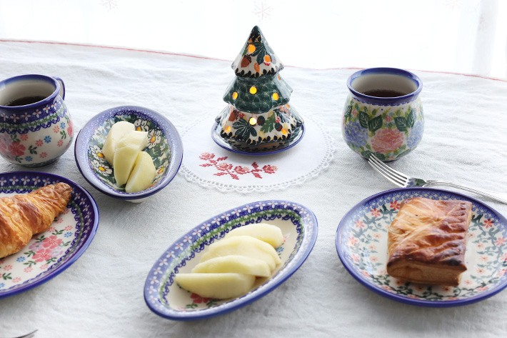 クリスマスツリー・ポーリッシュポタリー(ポーランド食器)