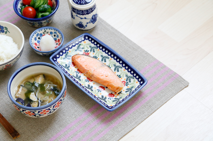 スクエアディッシュ・ポーリッシュポタリー(ポーランド食器)