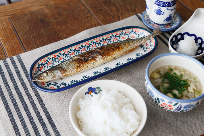オーバルプレート・ポーリッシュポタリー(ポーランド食器)