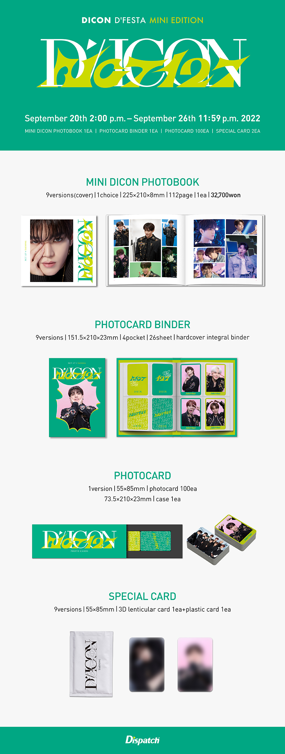 ktown4u.com : fanclub item_[Member Selectable] DICON D'FESTA MINI