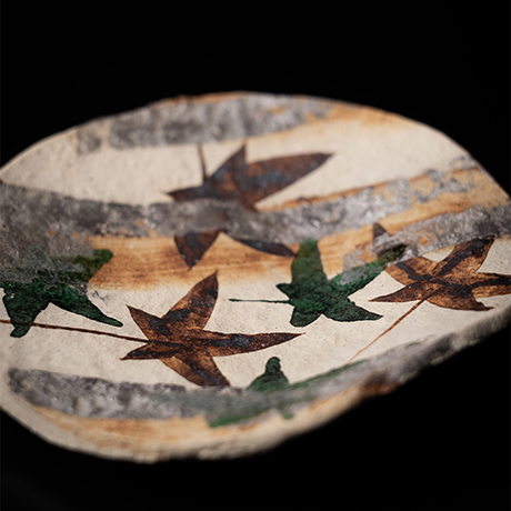 No.38 紅葉皿 五 / A set of 5 dishes with maple leaf and water