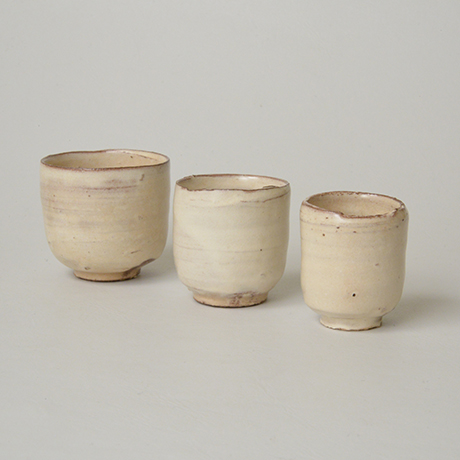 No.40 鈴木治 入子盃 / SUZUKI Osamu A set of 5 sake cups, Bluish