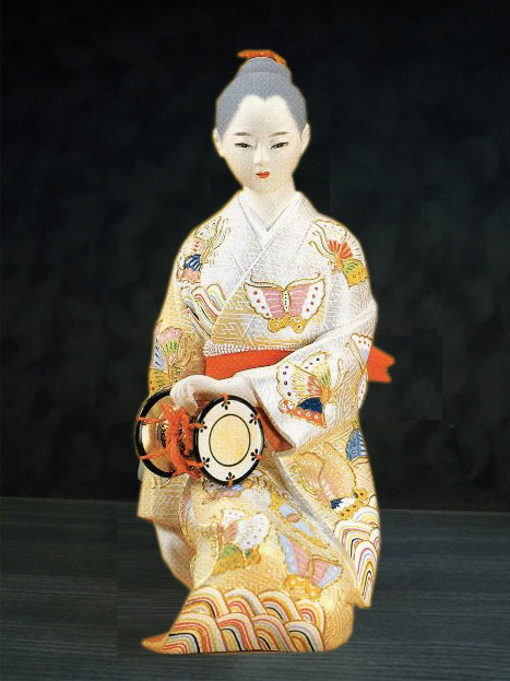 静寂（特仕上）«博多人形 美人物|博多人形のごとう