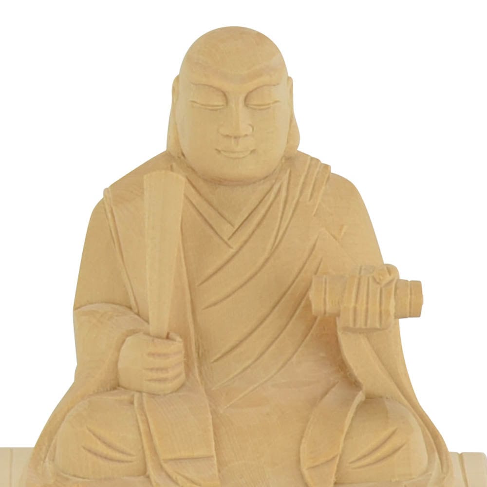 仏像 日蓮 白木 2.0寸 | お仏壇のはせがわ公式通販