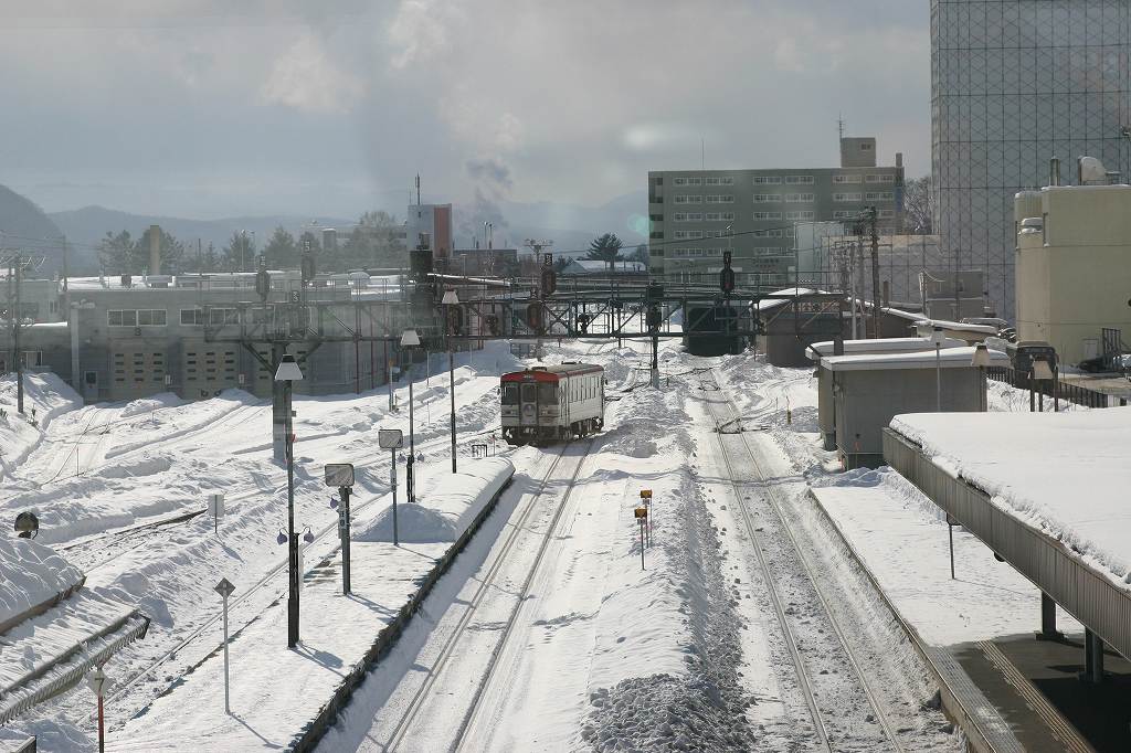 冬の北海道ちほく高原鉄道（ふるさと銀河線）