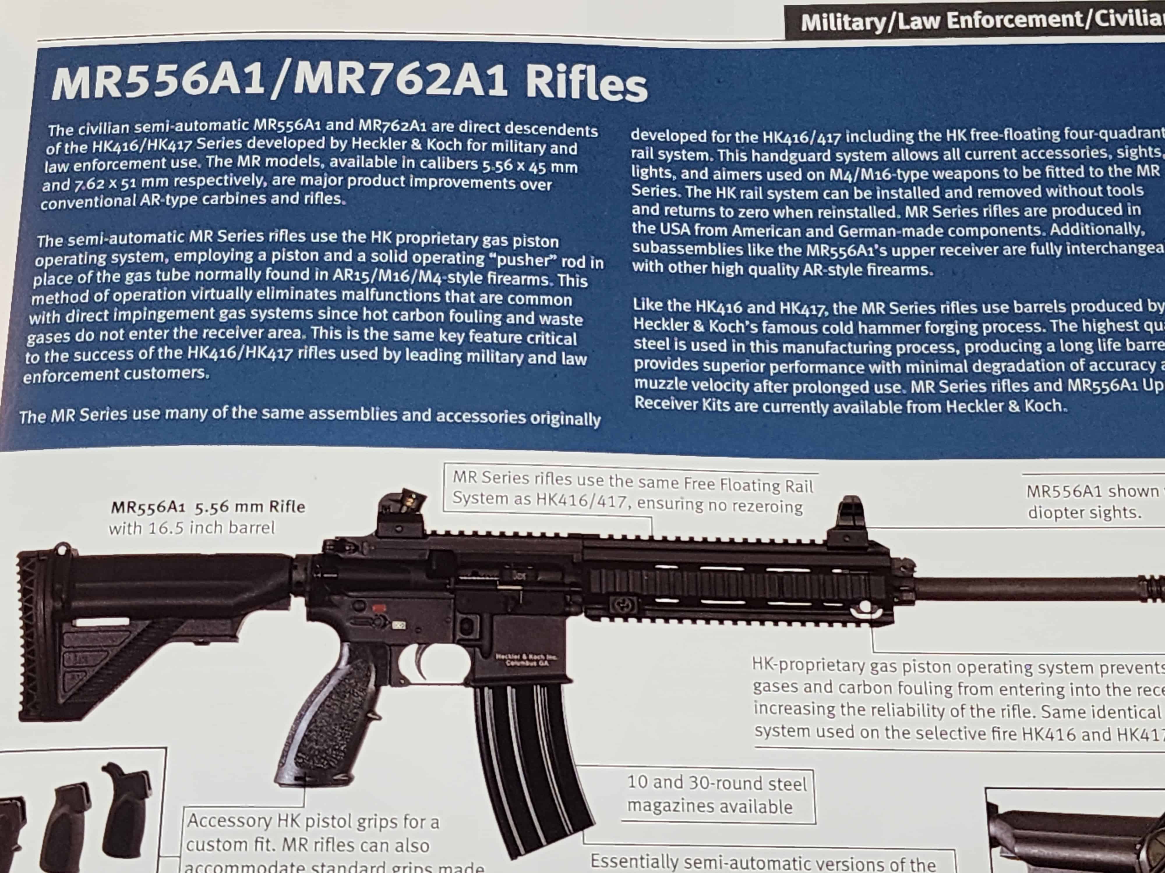 Heckler and Koch 416 – HK MR 556 A1 NIB (TEN YEARS OLD RARE early