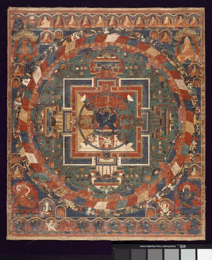 Mandala of Vajrabhairava (Buddhist Deity) - Solitary (Ekavira