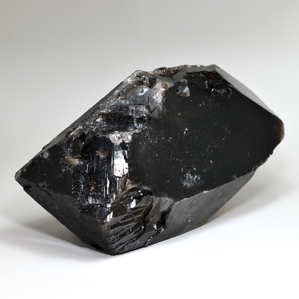 ブラジル産モリオン原石/天然黒水晶（大型2.98kg/カテドラルナチュラル