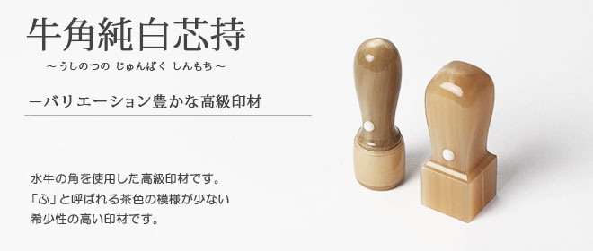 オランダ水牛純白芯持の材質について | いんかんの匠ドットコム
