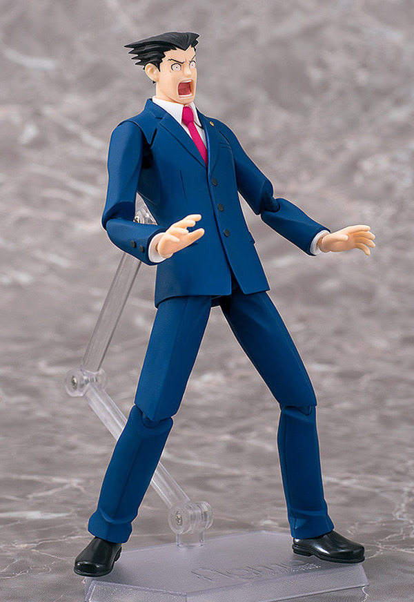 逆転裁判』成歩堂龍一がfigma化―店舗限定特典には「テレ顔」パーツが