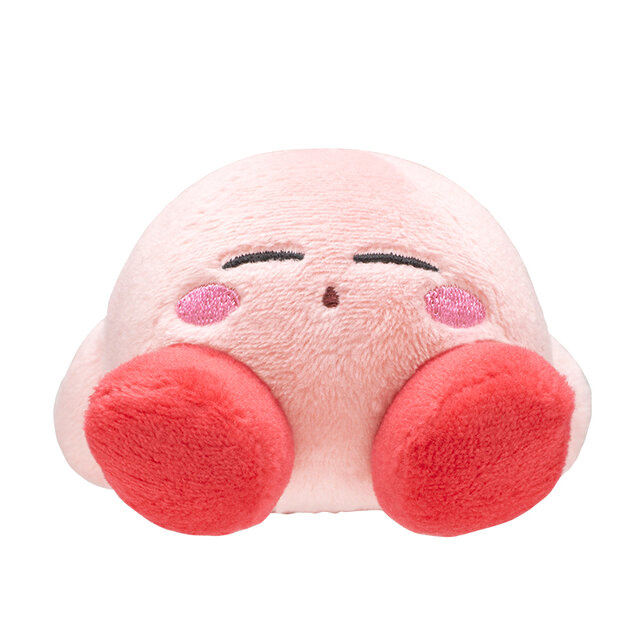 星のカービィ』手乗りサイズぬいぐるみ！ちょこんと座るポーズが