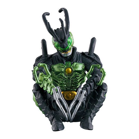 仮面ライダーオーズ」より怪人「グリード」たちが“ちょこん”と座って