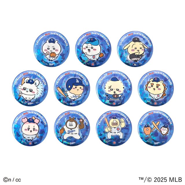 ちいかわ」たちがMLBコラボして野球選手に！「ドジャース＆カブス