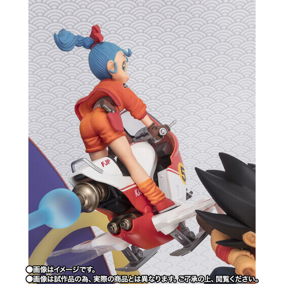ドラゴンボール」初掲載表紙の「孫悟空＆ブルマ」が立体化！イラスト