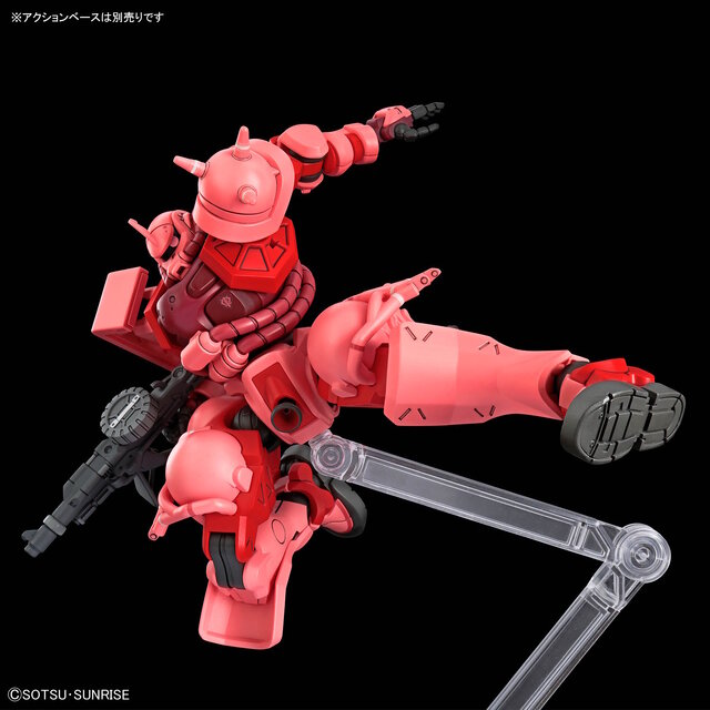 新作ガンプラ「HG シャア専用ザク(GQ)」の新たな商品画像お披露目
