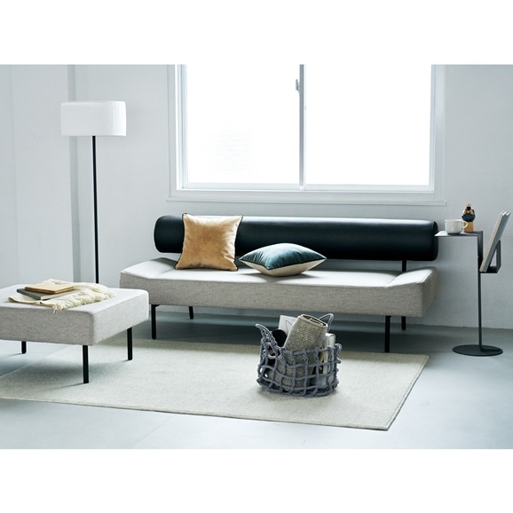 在庫品】 DIVANCO SOFA Round (3) Navy × Gray｜3人掛け｜IDEE SHOP Online
