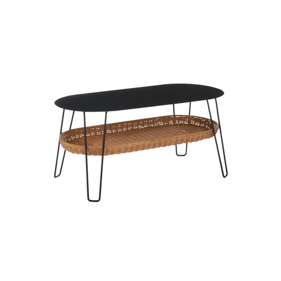 WALLABY LOW TABLE ROUND Black｜ローテーブル｜IDEE SHOP Online