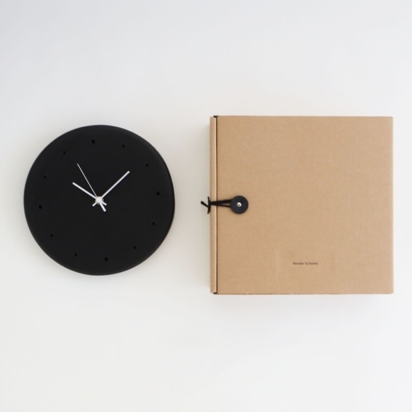 在庫限り】Hender Scheme clock ブラック 掛け時計｜これまでに販売