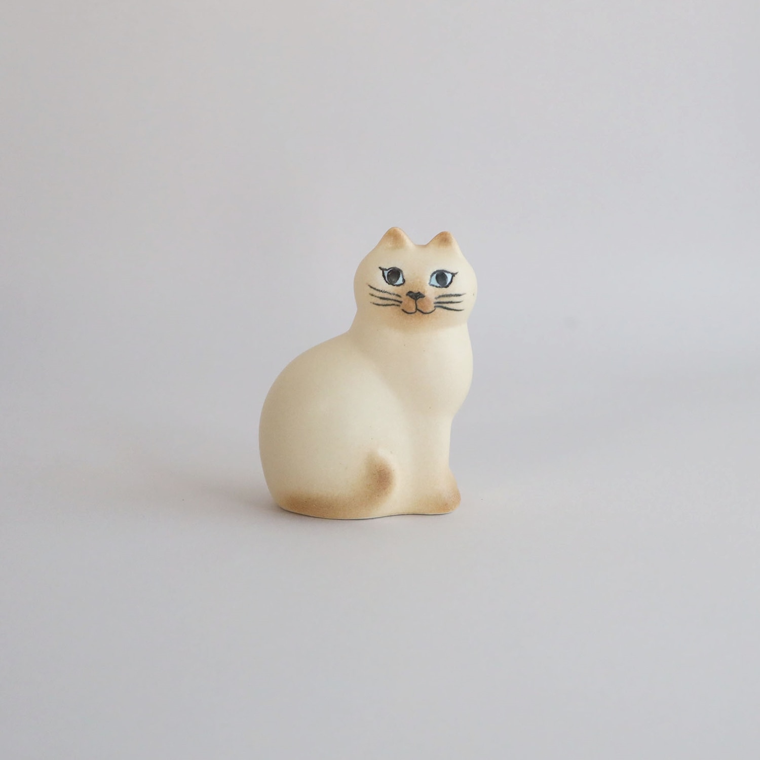 定番品】Lisa Larson Cat MANS Mini White Brown｜入荷待ち商品｜IDEE
