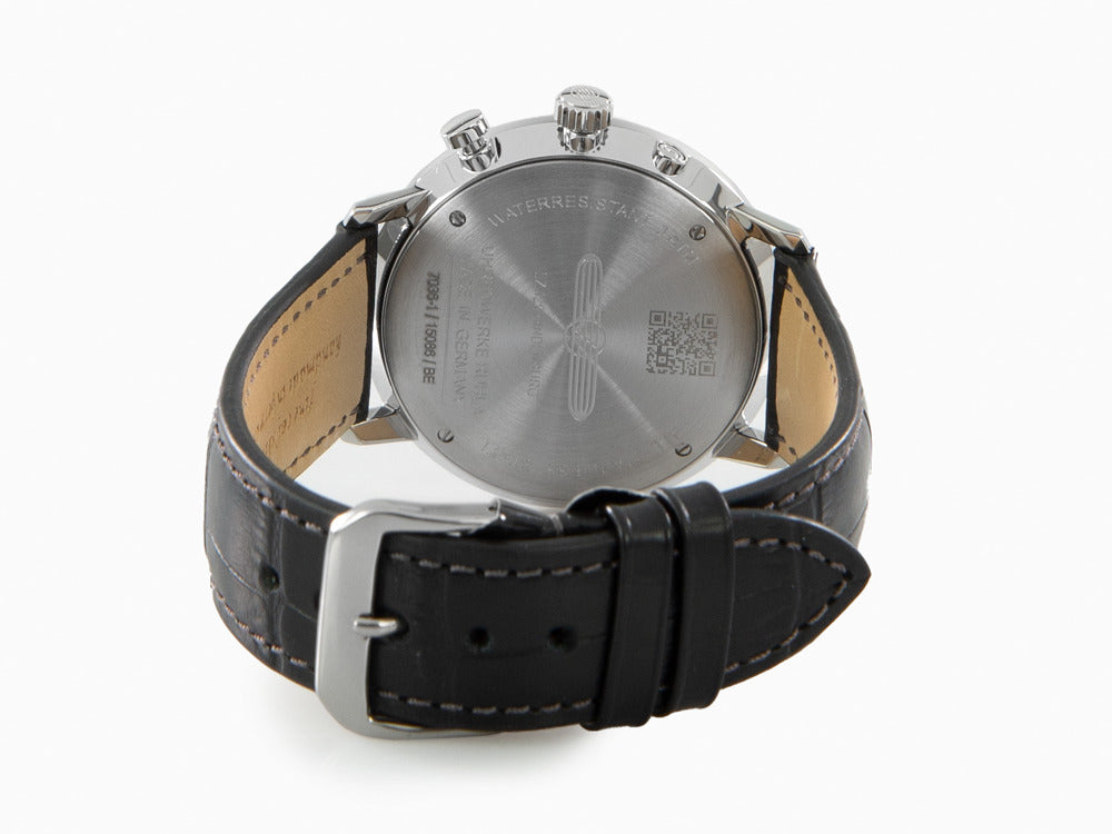 Zeppelin LZ 129 Hindenburg Moonphase Quartz Watch, Silver, 40 mm