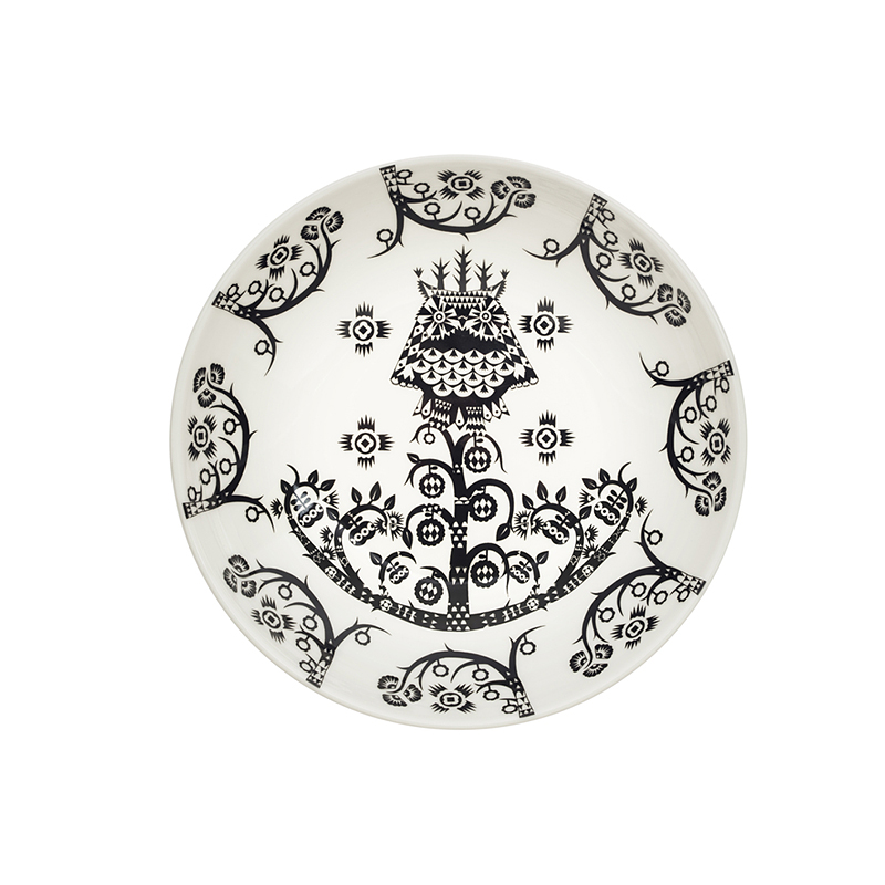 タイカ ディーププレート 20cm ブラックiittala/Arabia|北欧食器の
