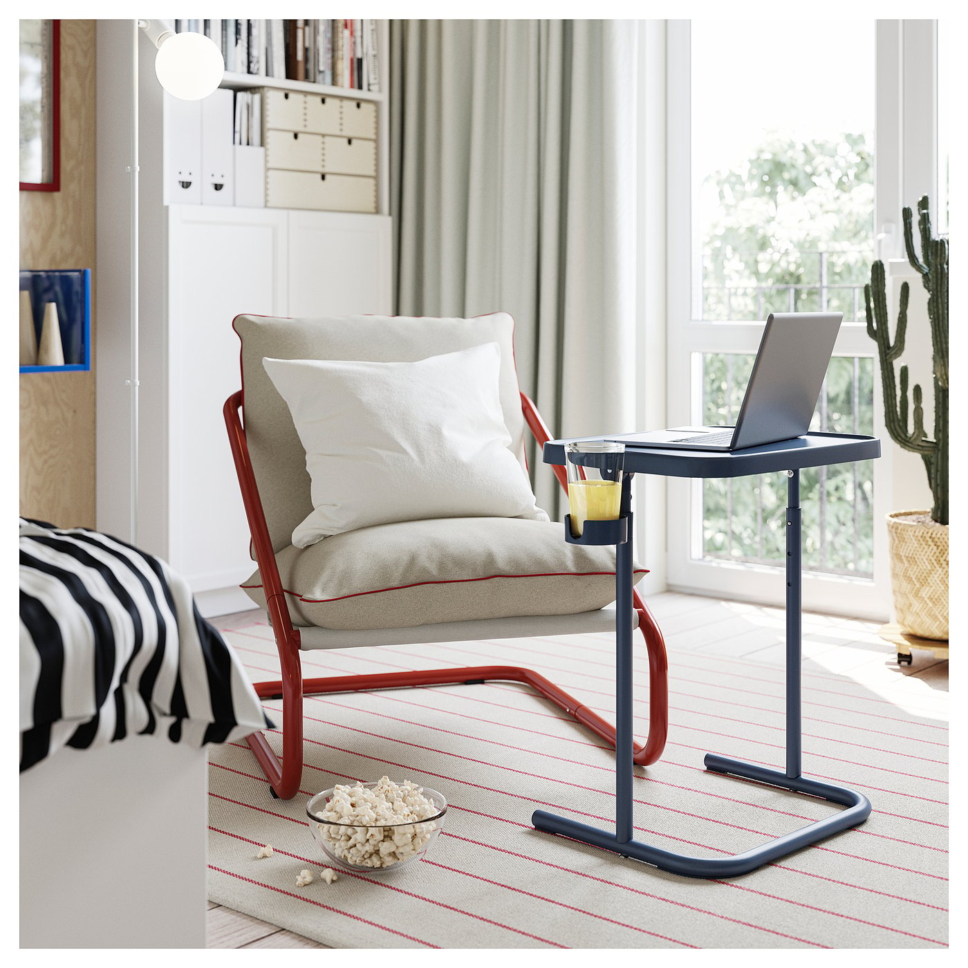 BJÖRKÅSEN ビョルコーセン ラップトップスタンド, ブルー - IKEA