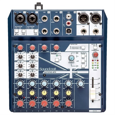 SoundCraft Notepad-8FX (配信おすすめ機材！)(USB搭載ミキサー