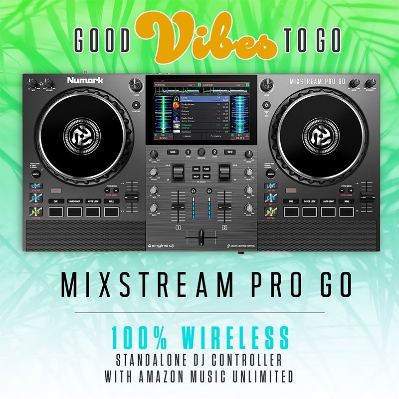 Numark 【半期決算セール】Mixstream Pro Go 【バッテリー内蔵モデル