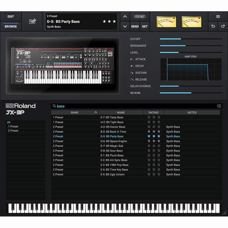 Roland JX-3P Software Synthesizer [Lifetime Key] (ローランド