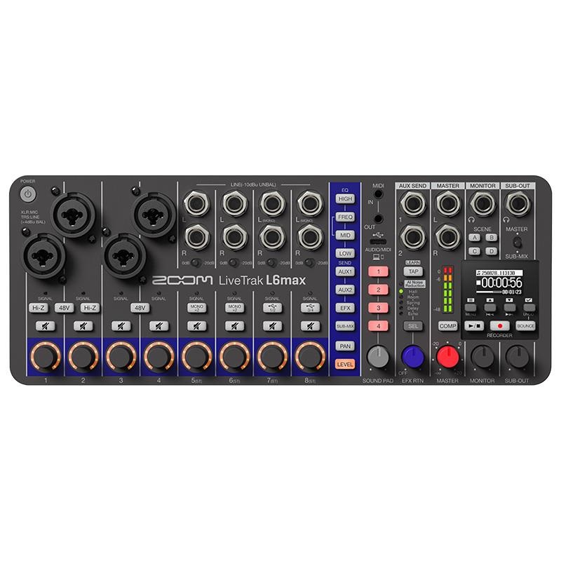 ZOOM LiveTrak L6max (ズーム)(デジタルミキサー)(レコーダー