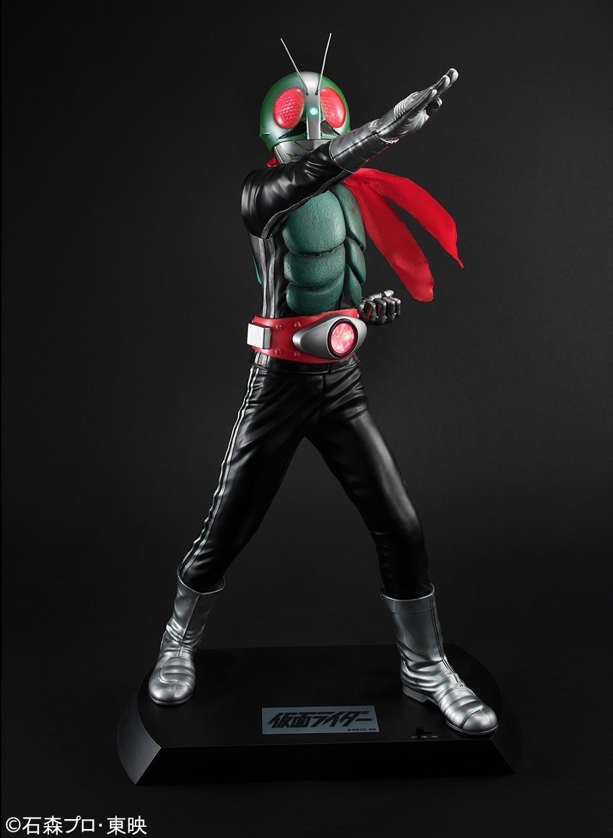 仮面ライダー新1号」フィギュア 400ミリのビッグサイズで立体化: J