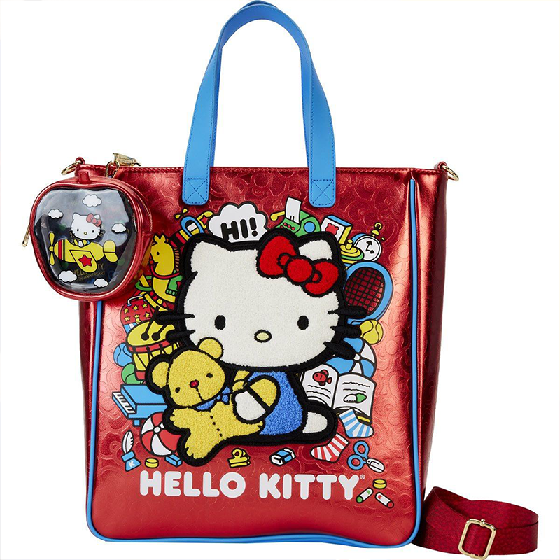 Hello Kitty 50th Anniversary Coin Bag Metallic Tote – JapanLA