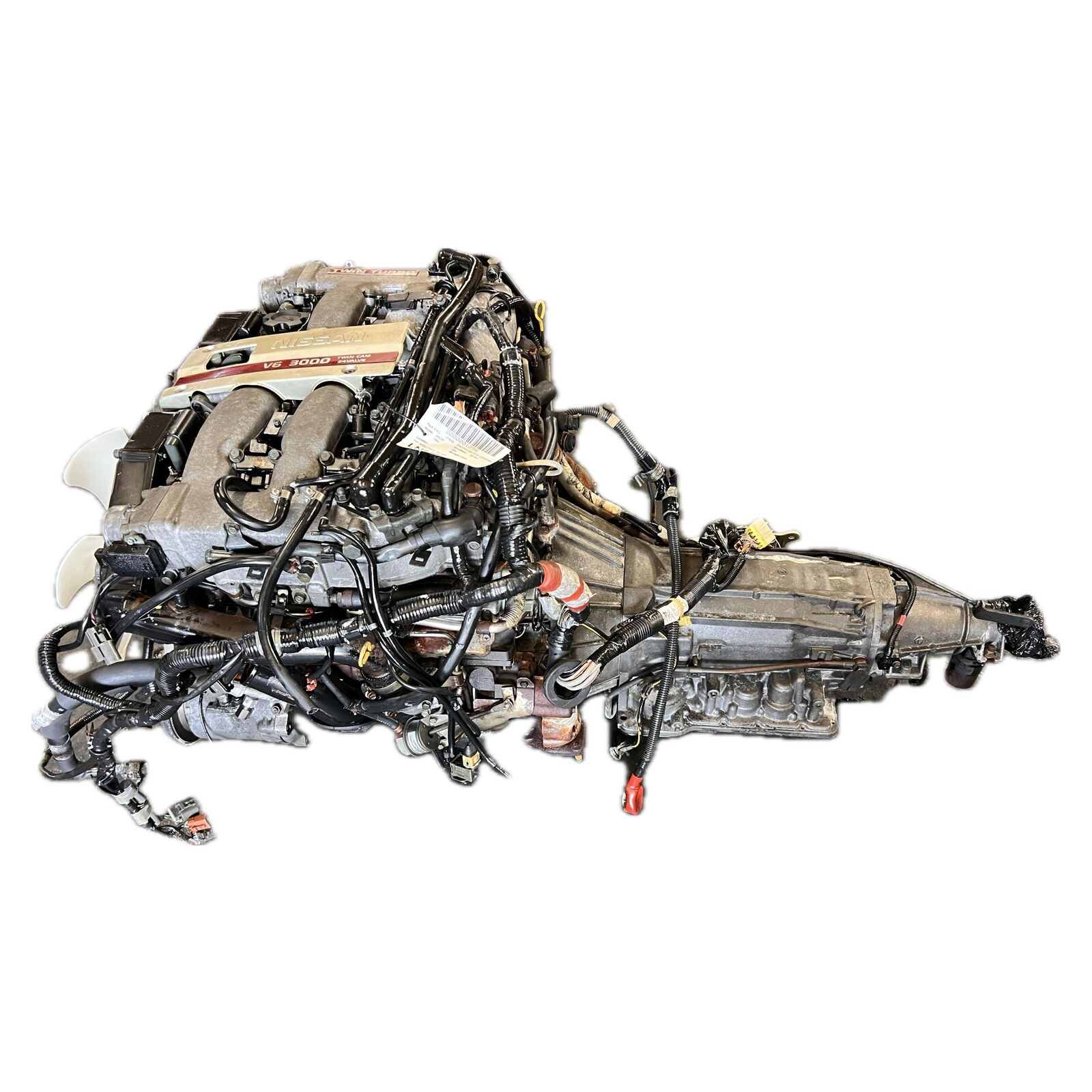 90-95 NISSAN 300ZX 3.0L TWIN TURBO ENGINE TRANS LOOM & ECU JDM JDM