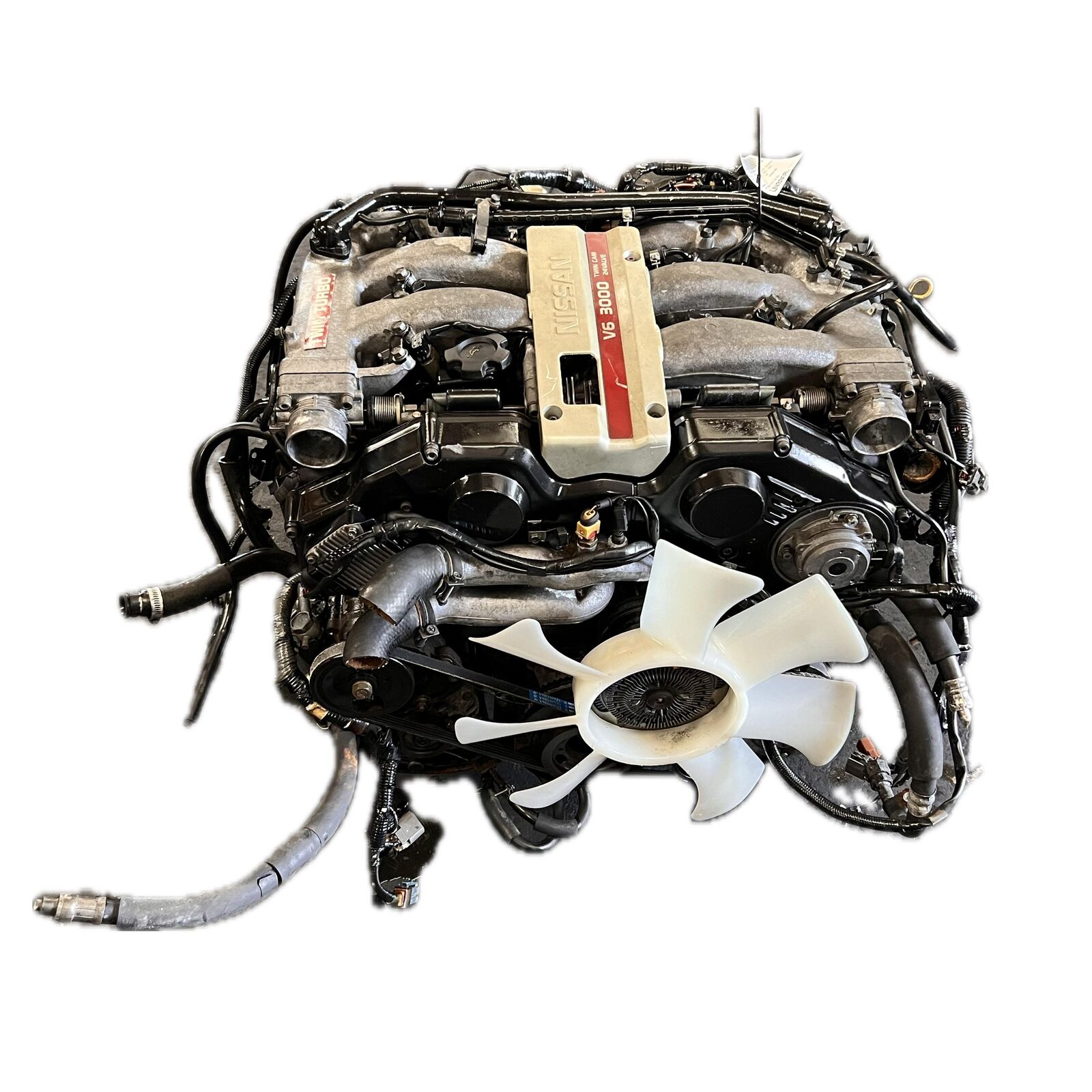 90-95 NISSAN 300ZX 3.0L TWIN TURBO ENGINE TRANS LOOM & ECU JDM JDM
