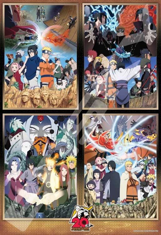ENS-1000T-382 NARUTO NARUTO-ナルト-History 1000ピース エンスカイ