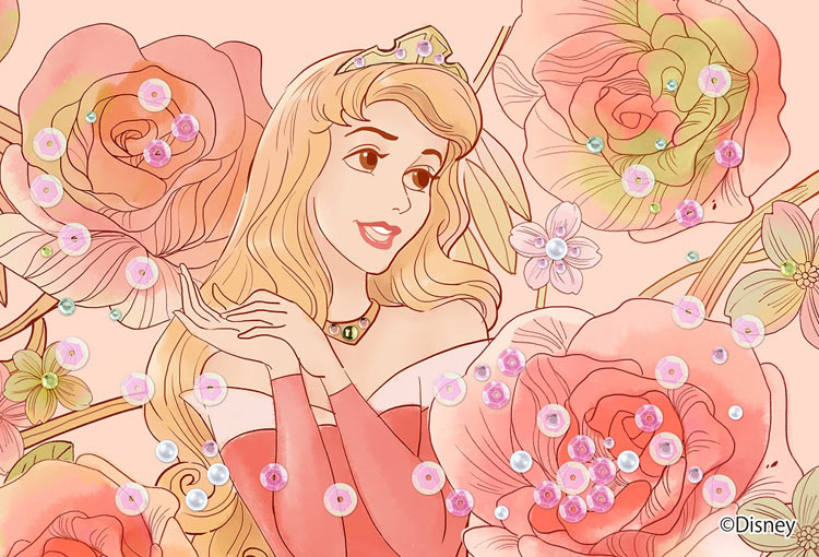 EPO-70-013 ディズニー Royal Floral（オーロラ姫）（眠れる森の美女