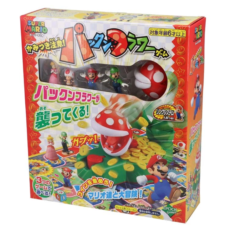 EPT-07300 スーパーマリオ かみつき注意！パックンフラワーゲーム