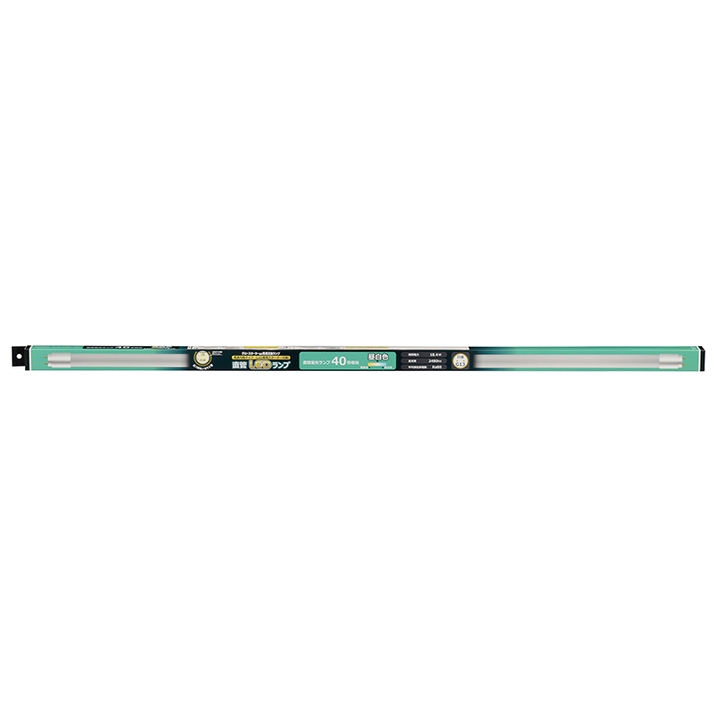 直管LEDランプ 40形相当 G13 昼白色 グロースターター器具専用 片側