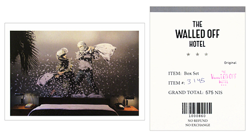 バンクシー THE WALLED OFF HOTEL BOX SET（額A） | 絵画など美術品の