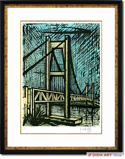 ベルナール・ビュッフェ 下津井 瀬戸大橋 | 絵画など美術品の販売と
