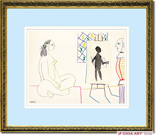 パブロ・ピカソ ヴェルヴ誌より「人間喜劇8」 | 絵画など美術品の販売